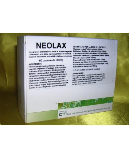 Oti Neolax Integratore Omeopatico 60 Capsule