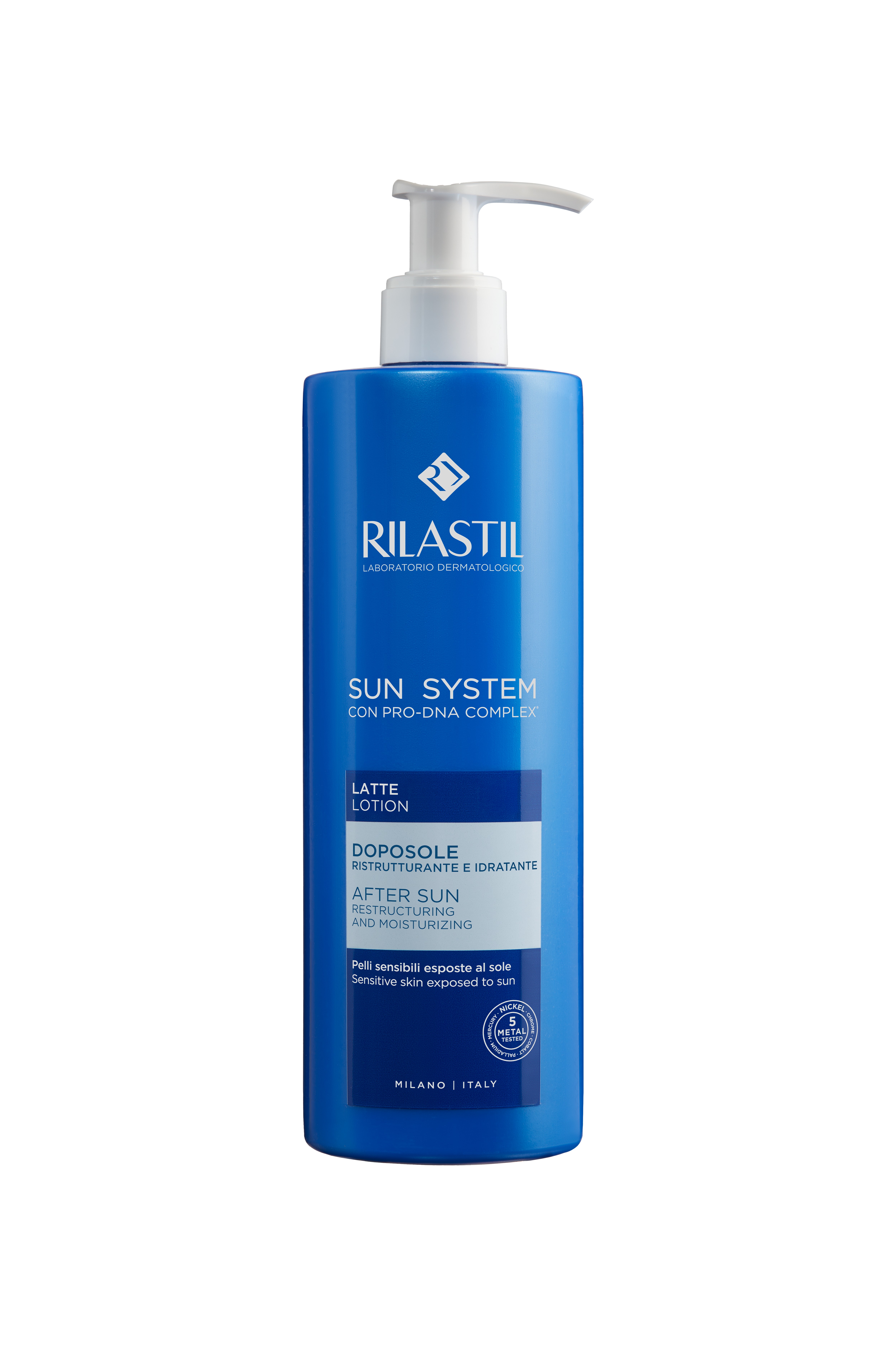 Rilastil Sun System - Latte Doposole Ristrutturante E Idratante Per Pelle Sensibile 400 ml