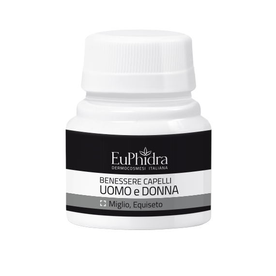 EUPHIDRA BENESSERE CAPELLI UOMO E DONNA INTEGRATORE ANTI CADUTA 60 PERLE