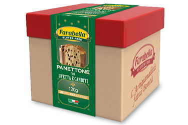 FARABELLA Panettone con Uvetta e Canditi 120g