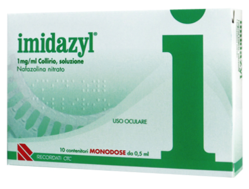 Imidazyl Collirio 1 mg/ml Nafazolina Decongestionante 10 Flaconcini Monodose