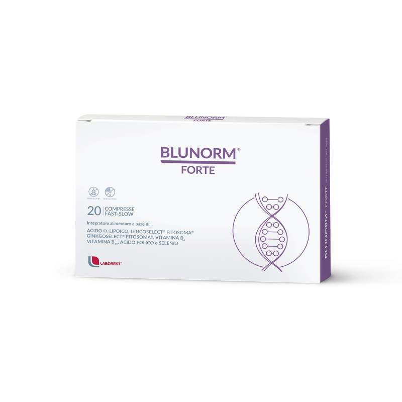 Blunorm Forte benessere gambe e microcircolo 20 cpr fast slow