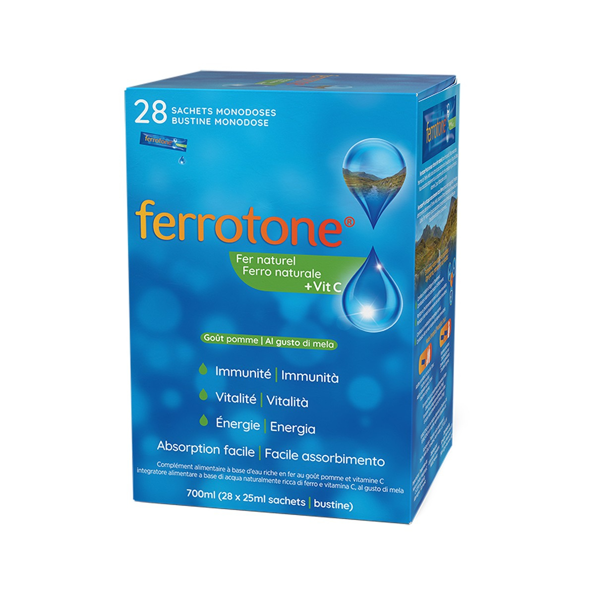 Schwabe Ferrotone Apple Integratore 28 Bustine 25 ml