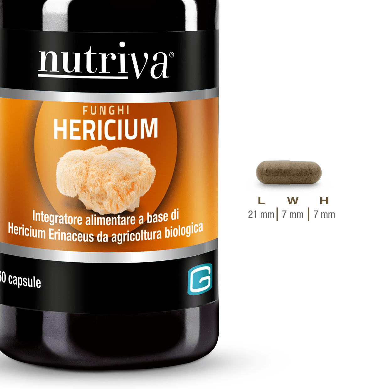 NUTRIVA HERICIUM 60 VEGICAPSULE