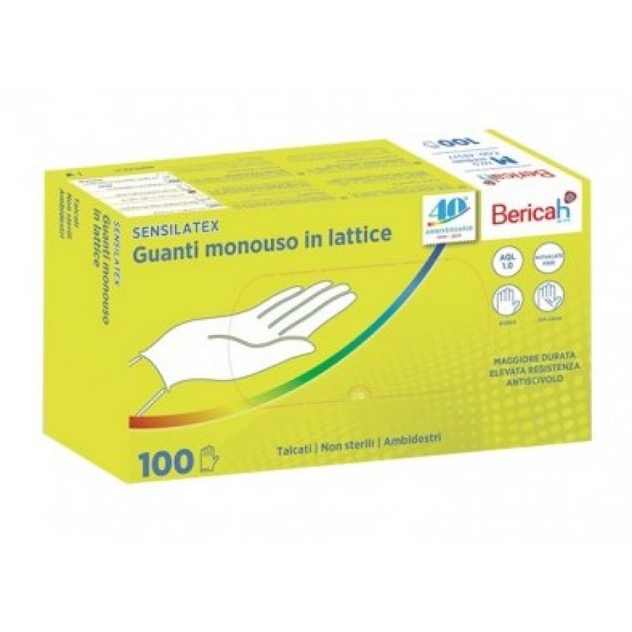 GUANTI LATT TALC L 100PZ SENSILA