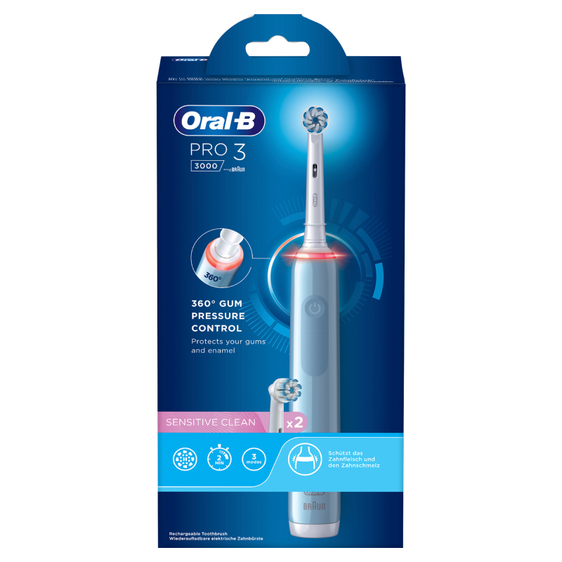 ORALB PRO3 BLUE SENSITIVE