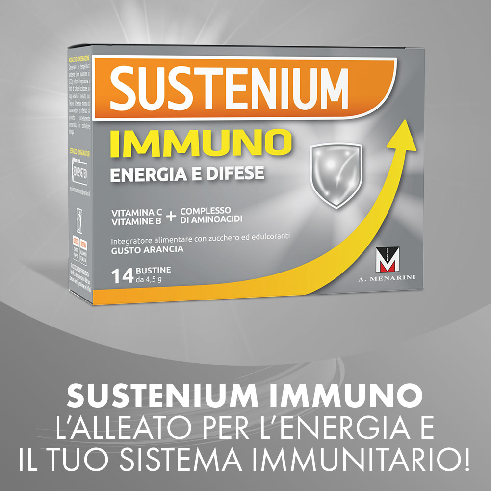 Sustenium Immuno Integratore Sistema Immunitario 14 Bustine