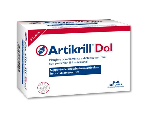 NBF Artikrill Dol Cane mangime complementare utile per dolori e infiammazioni 60 perle