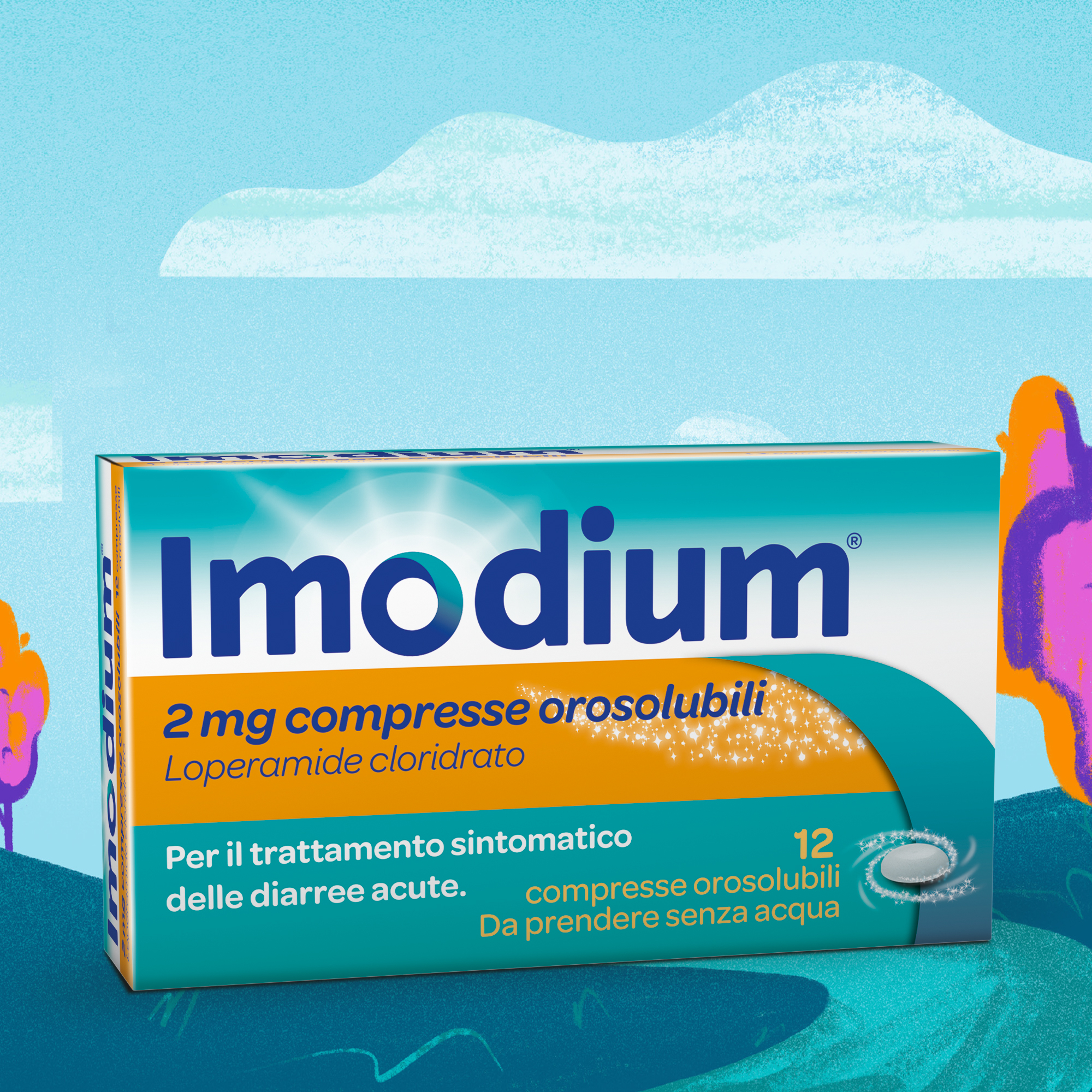 Imodium Diarrea Acuta 12 Compresse Orosolubili