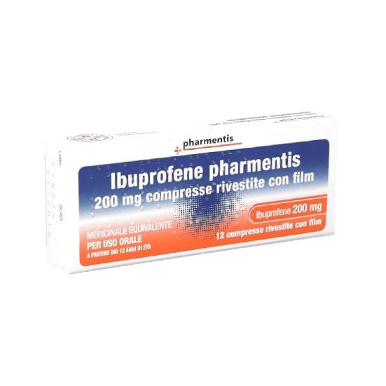 Ibuprofene Pharmamentis 200mg Antidolorifico Antinfiammatorio 12 Compresse
