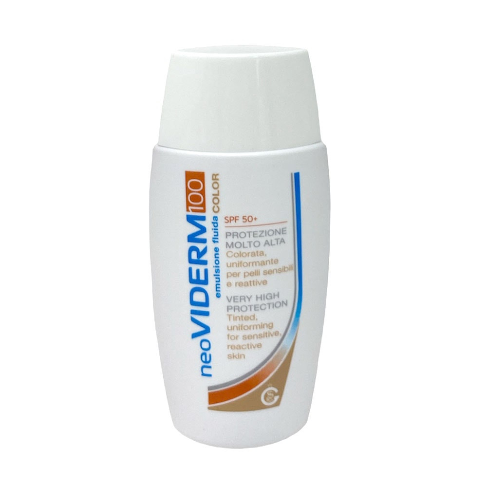 NeoViderm 100 Color SPF50+ Emulsione Fluida Colorata Uniformante 50ml