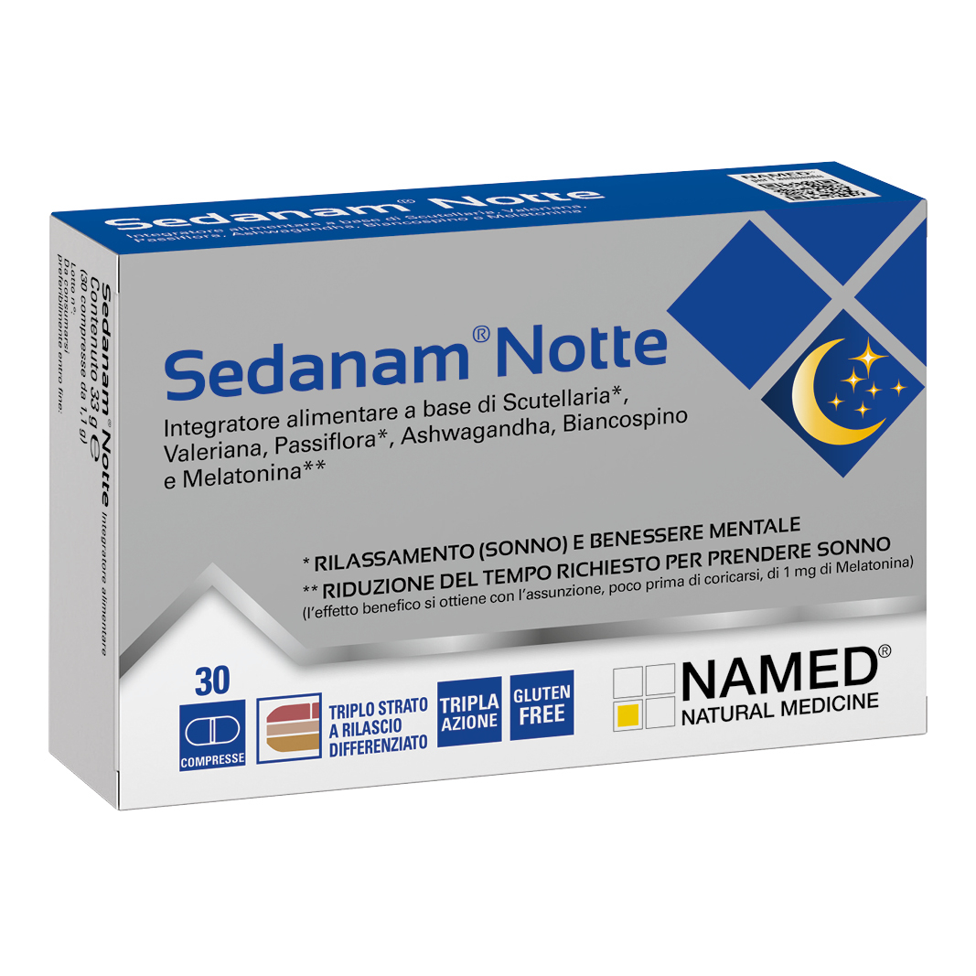 SEDANAM NOTTE - integratore per favorire il sonno - 30 Cpr
