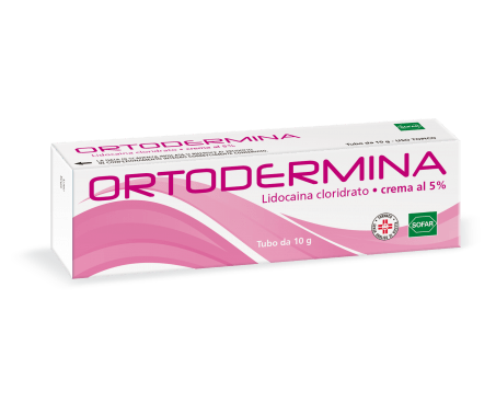 Ortodermina Crema 5% Lidocaina Anestetico 10 g