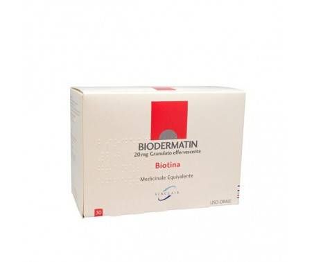 Biodermatin Granulato Effervescente 20 mg Biotina 30 Bustine