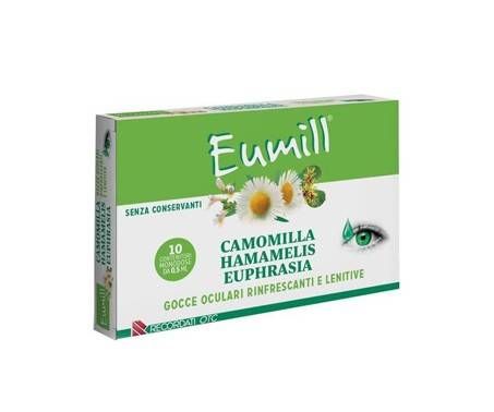 Eumill - Gocce oculari rinfrescanti e lenitive - 10 flaconcini monodose