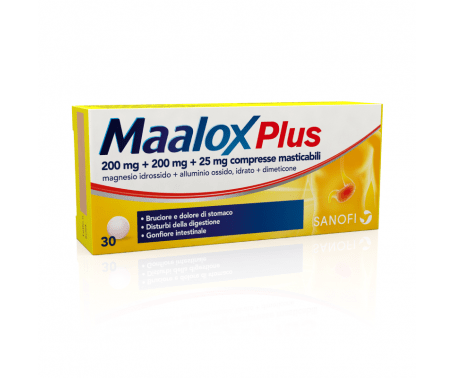 Maalox Plus - Antiacido - 30 Compresse Masticabili