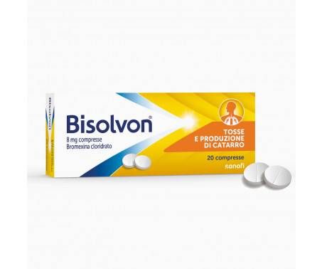 Bisolvon - Mucolitico per tosse grassa - 20 compresse - 8 mg