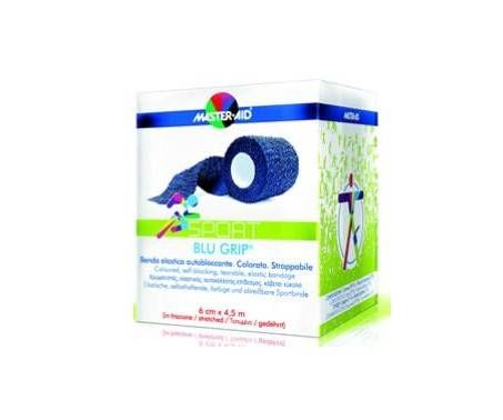 Master Aid Sport Blu grip benda elastica autobloccante cm 6 x 4,5 m