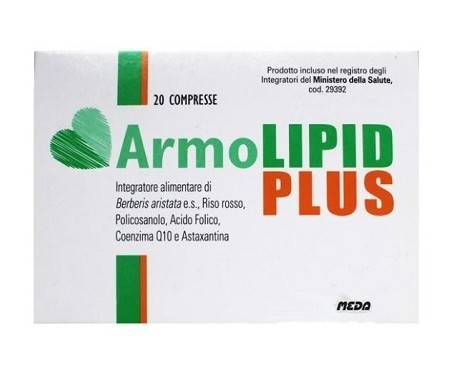 ArmoLipid Plus - Integratore per il colesterolo - 20 compresse 