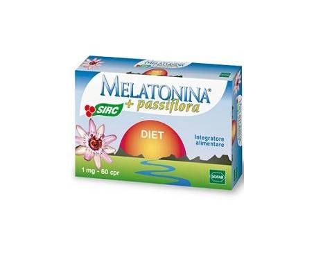 Melatonina + Passiflora Diet - 60 compresse da 1 mg