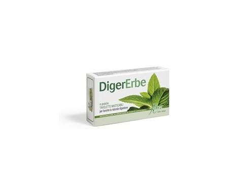 Aboca DigerErbe Integratore Digestivo 30 Tavolette Masticabili