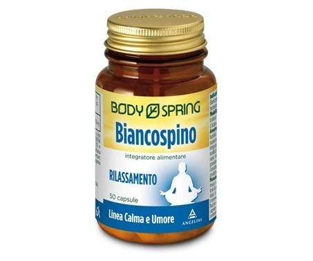 Body Spring Biancospino - Integratore rilassante - 50 capsule