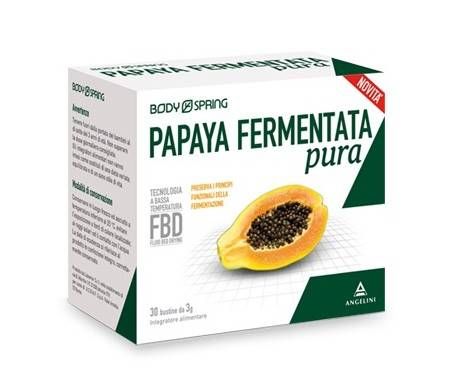 Body Spring Papaya Fermentata Pura Integratore Antiossidante 30 Bustine