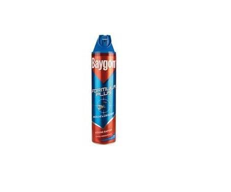 Baygon Mosche e Zanzare Plus Spray Insetticida 400 ml