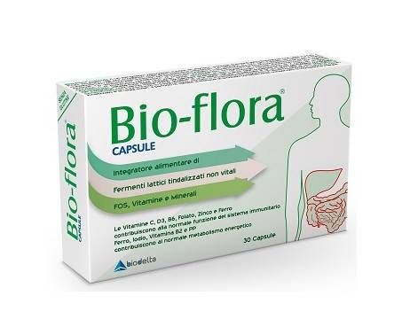 Bio-Flora Integratore Fermenti Lattici 30 Capsule
