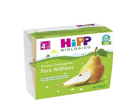 Hipp Biologico Merenda Pera e Yogurt 4x100 g