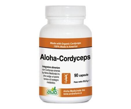 Aloha-Cordyceps Integratore Alimentare 90 Capsule