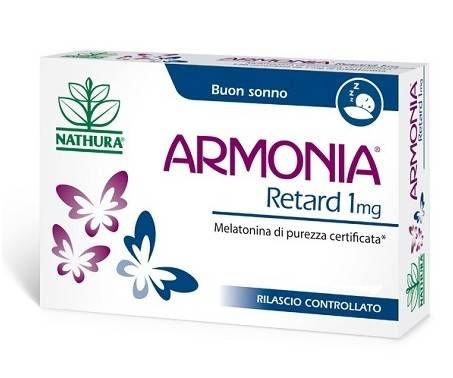 Armonia Retard - Integratore per disturbi del sonno - 120 compresse da 1 mg