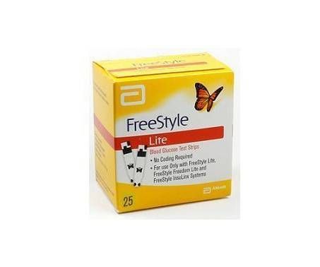 Freestyle Lite Strisce Reattive Glicemia 25 Pezzi