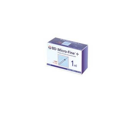 BD Micro fine Siringa Per Insulina 1ml g29 7mm 30 pezzi