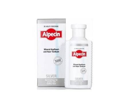 Alpecin Silver Tonico Minerale Contro Capelli Grigi 200 ml