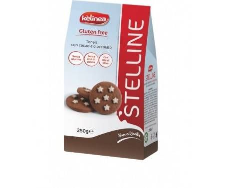 Kèlinea Stelline Biscotti Al Cacao Senza Glutine 250 g