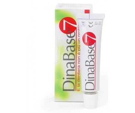 Dinabase 7 Ribasante Gel Adesivo per Dentiere 20 g