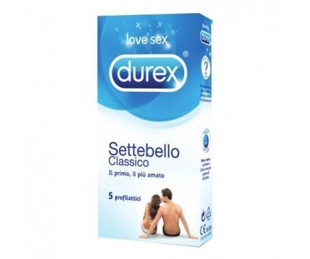 Durex Settebello Classico Preservativi 5 Pezzi