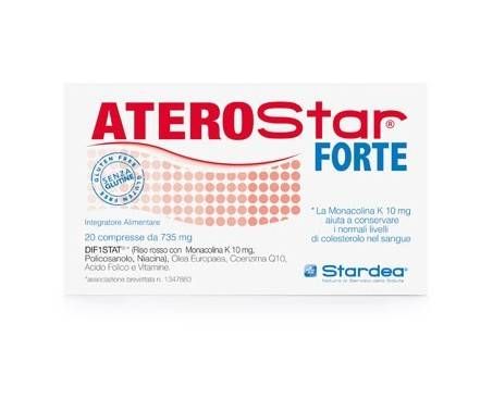 Aterostar Forte - Integratore per il colesterolo - 20 Compresse