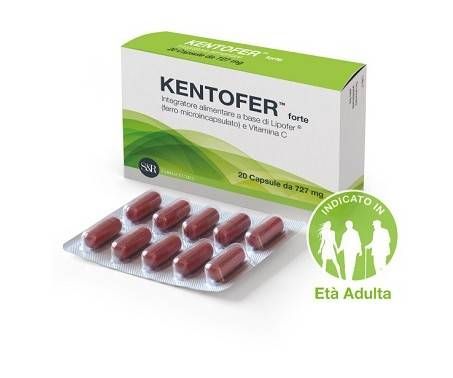 Kentofer Forte Integratore Ferro E Vitamina C 20 Capsule