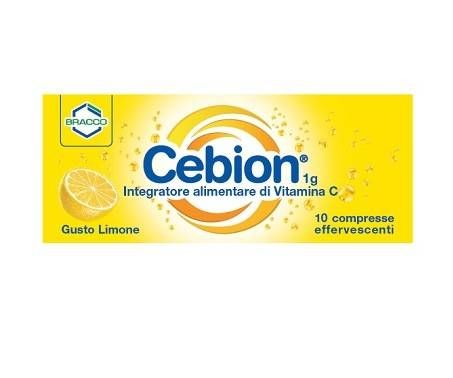 Cebion Effervescente Limone Integratore Vitamina C 10 Compresse