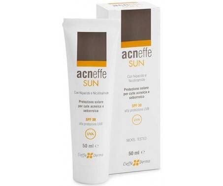 Acneffe Sun Protezione Solare SPF30 Per Pelle Acneica e Seborroica 50 ml