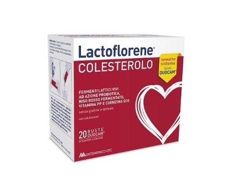 Lactoflorene Colesterolo - Integratore di Fermenti Lattici e Riso Rosso - 20 Bustine