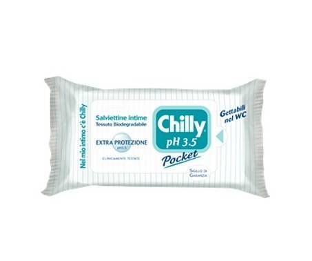 Chilly Extra Protezione Pocket Salviettine Intime 12 Pezzi
