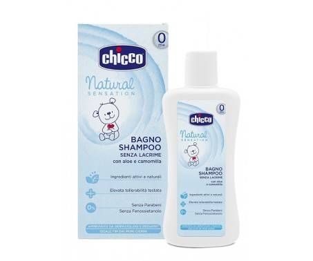 Chicco Natural Sensation Bagno Shampoo Senza Lacrime Detergente 200 ml