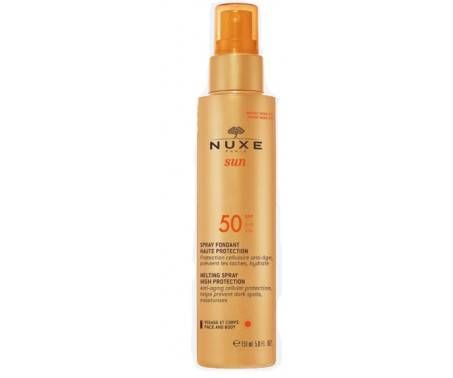 Nuxe Sun Spray Fondente solare viso e corpo SPF50 alta protezione 150ml