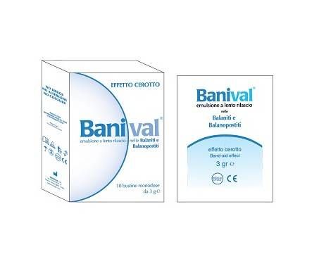 Banival Effetto Cerotto Crema Emolliente Vaginale 10 Bustine 3 g