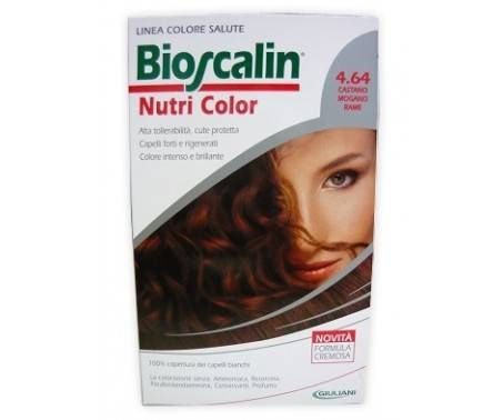 Bioscalin Nutri Color 4.64 Castano Mogano Rame Trattamento Colorante