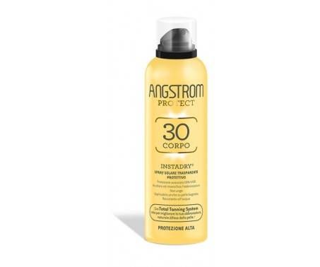 Angstrom Spray Solare Trasparente Corpo SPF 30 Protettivo 150 ml
