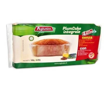 Agluten Green Plum Cake Integrale Senza Glutine 160 g